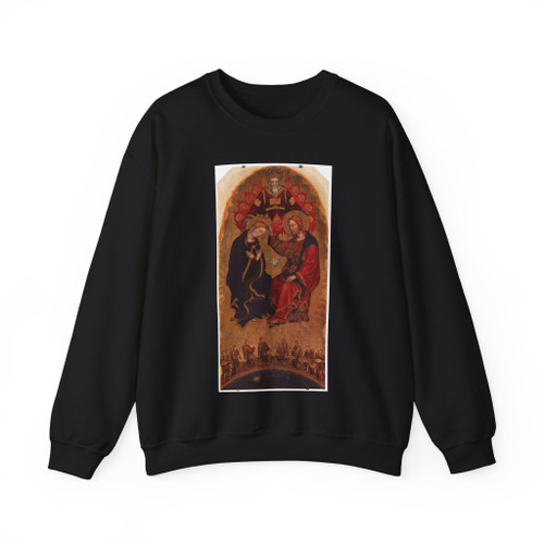 GENTILE da Fabriano - Polyptych of Valle Romita (detail) (Artwork) Crewneck Sweatshirt