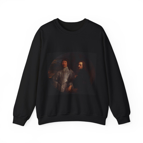 DYCK, Sir Anthony Van - Sir Endymion Porter and the Artist (Artwork) Crewneck Sweatshirt