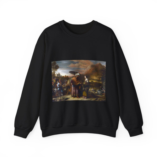 EECKHOUT, Gerbrand van den - Rebekah and Eliezer at the Well (Artwork) Crewneck Sweatshirt