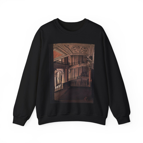GARTNER, Eduard - Staircase in the Berlin Palace (Artwork) Crewneck Sweatshirt