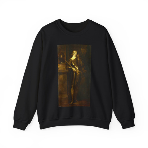 DYCK, Sir Anthony Van - Portrait of Robert Rich, 2nd Earl of Warwick (Artwork) Crewneck Sweatshirt