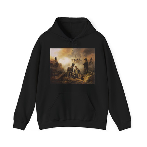 VERNET, Emile-Jean-Horace - The Dog of the Regiment Wounded (Artwork) Hoodie