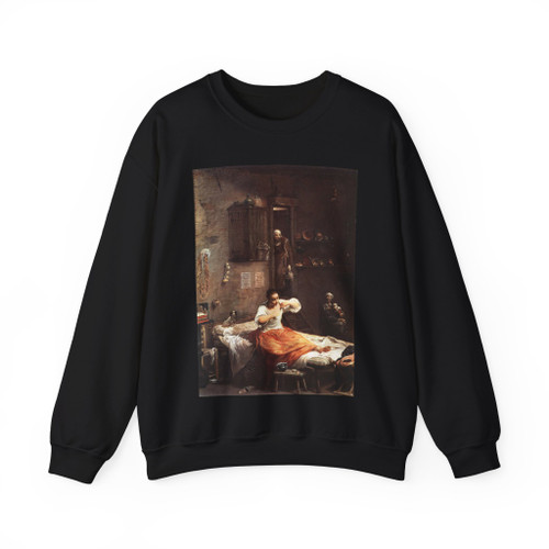 CRESPI, Giuseppe Maria - Searcher for Fleas (Artwork) Crewneck Sweatshirt