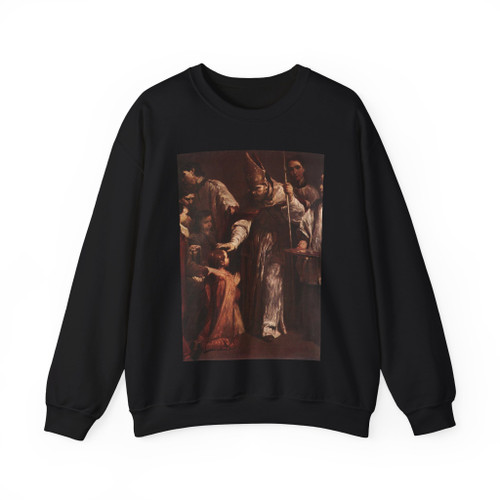 CRESPI, Giuseppe Maria -7 sacraments- Confirmation (Artwork) Crewneck Sweatshirt