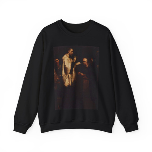 CRESPI, Giuseppe Maria -7 sacraments- Matrimony (Artwork) Crewneck Sweatshirt