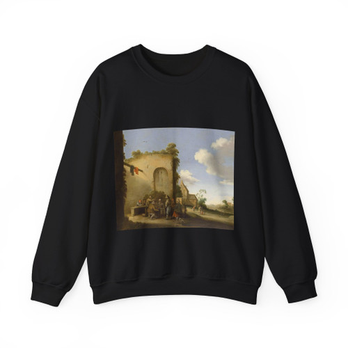 DROOCHSLOOT, Joost Cornelisz - Village Street2 (Artwork) Crewneck Sweatshirt