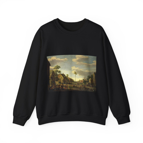 DROOCHSLOOT, Joost Cornelisz - Village Street4 (Artwork) Crewneck Sweatshirt