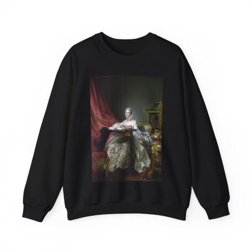 DROUAIS, Francois-Hubert - Madame de Pompadour (Artwork) Crewneck Sweatshirt