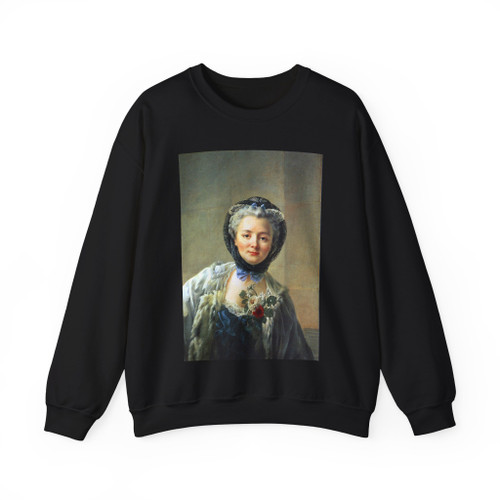 DROUAIS, Francois-Hubert - Madame Drouais, Wife of the Artist (Artwork) Crewneck Sweatshirt