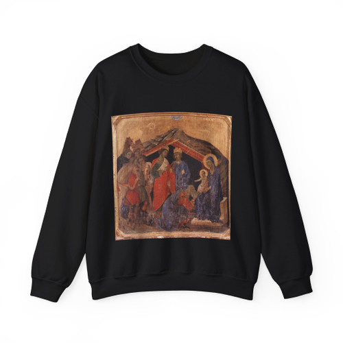 DUCCIO DI Buoninsegna - Adoration of the Magi (Artwork) Crewneck Sweatshirt