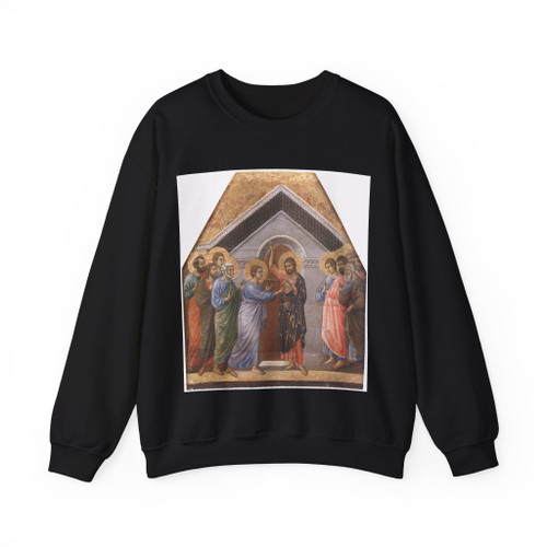DUCCIO DI Buoninsegna - Doubting Thomas (Artwork) Crewneck Sweatshirt
