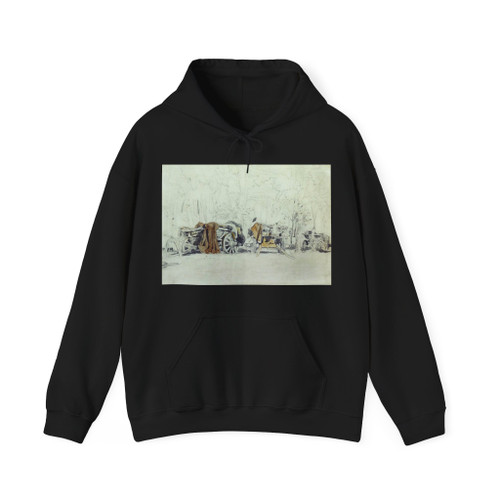 SHISKIN, Ivan Ivanovich - Landscape with carts (Artwork) Hoodie