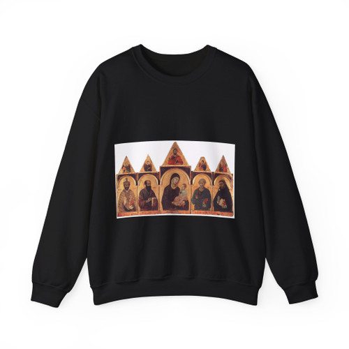 DUCCIO di Buoninsegna - Polyptych No. 28 (Artwork) Crewneck Sweatshirt