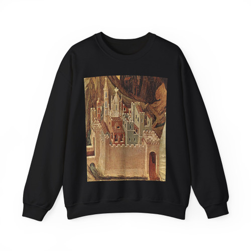 DUCCIO DI Buoninsegna - Temptation on the Mount (detail) (Artwork) Crewneck Sweatshirt