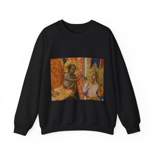 DADDI, Bernardo - Madonna and Child with Saints and Angels d5 (Artwork) Crewneck Sweatshirt