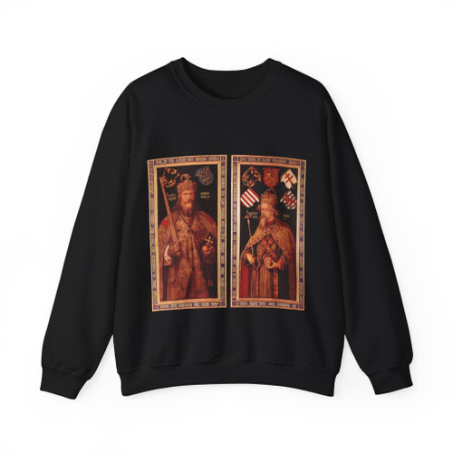 DURER, Albrecht - Emperor Charlemagne and Emperor Sigismund (Artwork) Crewneck Sweatshirt