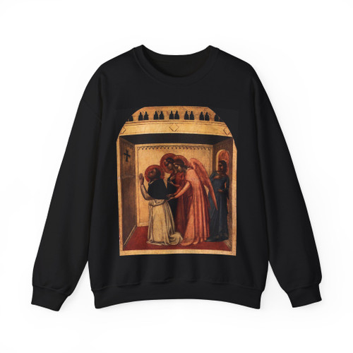 DADDI, Bernardo - The Temptation of St Thomas Aquinas (Artwork) Crewneck Sweatshirt