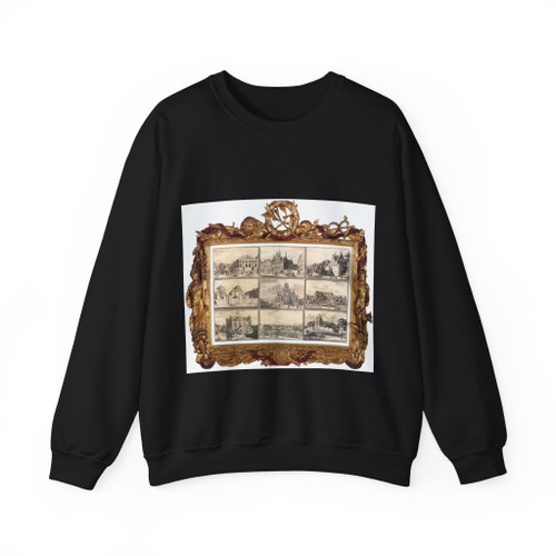 DECKER, Coenraet - DECKER, Coenraet - Nine Images of Public Buildings of Delft (Artwork) Crewneck Sweatshirt