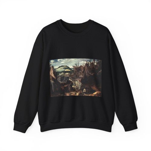 DALEM, Cornelis van - Landscape with Shepherds (Artwork) Crewneck Sweatshirt