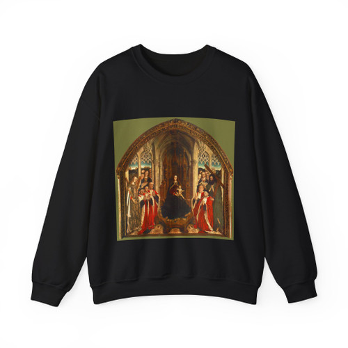 DALMAU, Lluis - Altarpiece of the Councillors (Artwork) Crewneck Sweatshirt