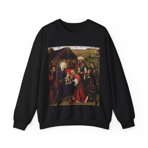 DARET, Jacques - Altarpiece of the Virgin (Artwork) Crewneck Sweatshirt