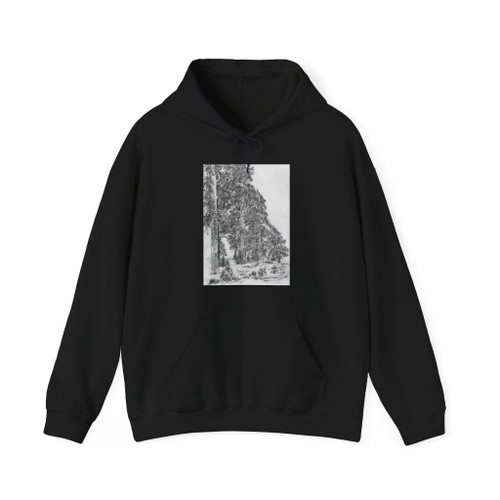 SHISKIN, Ivan Ivanovich - Pine trees on the beach 1877 (Artwork) Hoodie