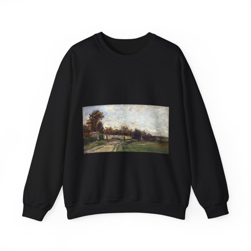 DAUBIGNY, Charles-Francois The Garden Wall (Artwork) Crewneck Sweatshirt