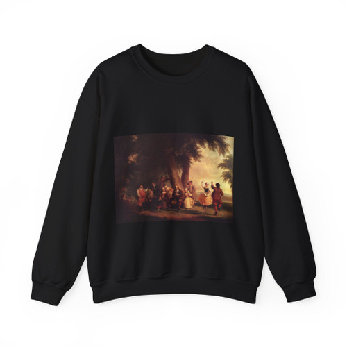 DURAND, Asher Brown - The Dance of the Battery in the Presence of Peter Stuyvesant (Artwork) Crewneck Sweatshirt