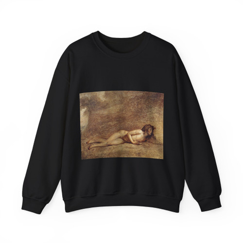 DAVID,Jacques-Louis - The Death of Bara (Artwork) Crewneck Sweatshirt