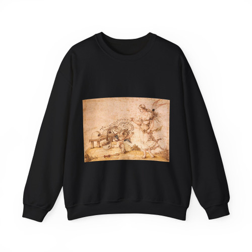 DURER, Albrecht - Cupid the Honey Thief (Artwork) Crewneck Sweatshirt