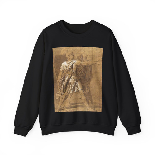 DAVID,Jacques-Louis - The Three Horatii Brothers (Artwork) Crewneck Sweatshirt