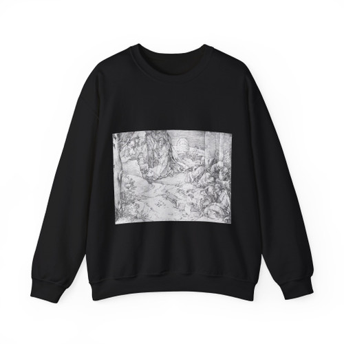 DURER, Albrecht - Christ on the Mount of Olives (Artwork) Crewneck Sweatshirt