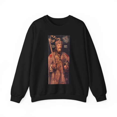 DURER, Albrecht - Emperor Charlemagne (Artwork) Crewneck Sweatshirt