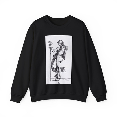 DURER, Albrecht - Fortune (Artwork) Crewneck Sweatshirt
