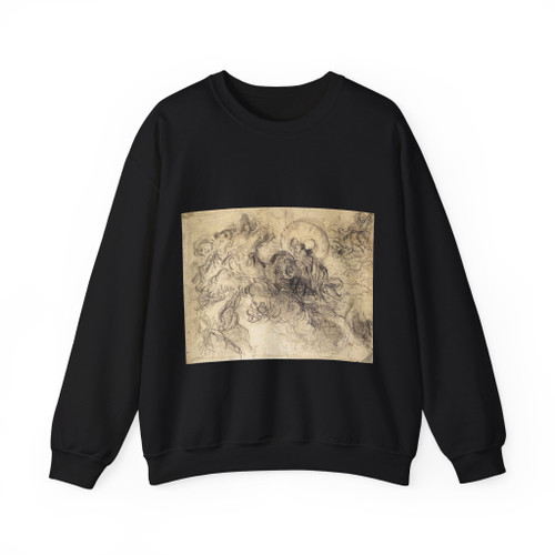 DELACROIX, EUGENE - Apollo Slays Python 2 (Artwork) Crewneck Sweatshirt