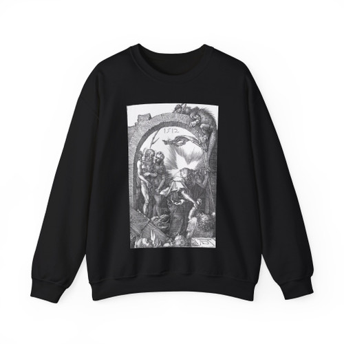 DURER, Albrecht - Harrowing of Hell (Artwork) Crewneck Sweatshirt