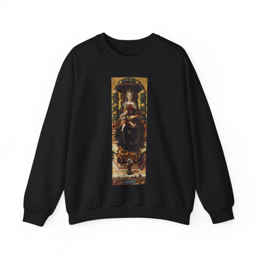 CRIVELLI, Carlo - Madonna della Candeletta (Artwork) Crewneck Sweatshirt