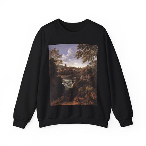 DUGHET, Gaspard - The Falls of Tivoli (Artwork) Crewneck Sweatshirt
