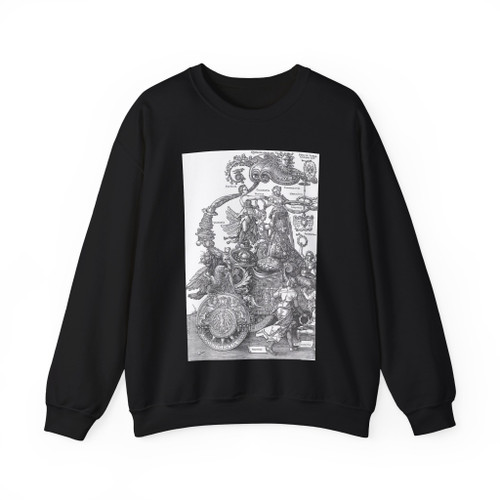 DURER, Albrecht - The Great Triumphal Car (Artwork) Crewneck Sweatshirt