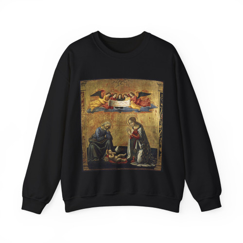 GHIRLANDAIO, Domenico - The Nativity (Artwork) Crewneck Sweatshirt