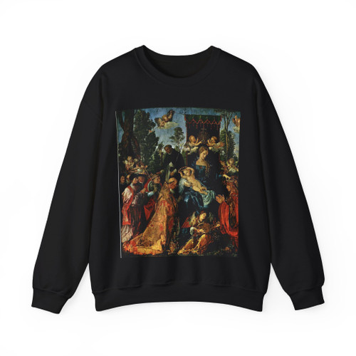 DURER, Albrecht - The Feast of the Rose Garland (Artwork) Crewneck Sweatshirt