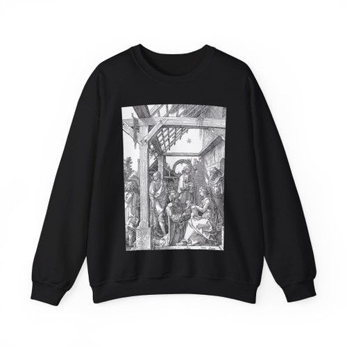 DURER, Albrecht - The Adoration of the Magi (Artwork) Crewneck Sweatshirt