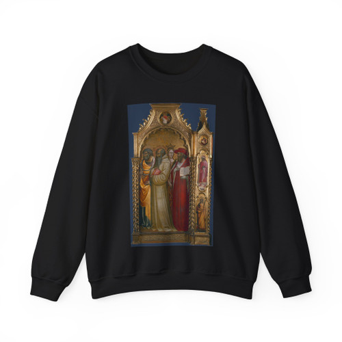 GIOVANNI d'Aalponte - Saints Peter, Romuald, Catherine and Jerome (Artwork) Crewneck Sweatshirt