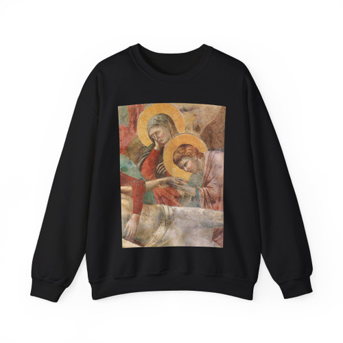 GIOTTO di Bondone - Lamentation (detail) (Artwork) Crewneck Sweatshirt