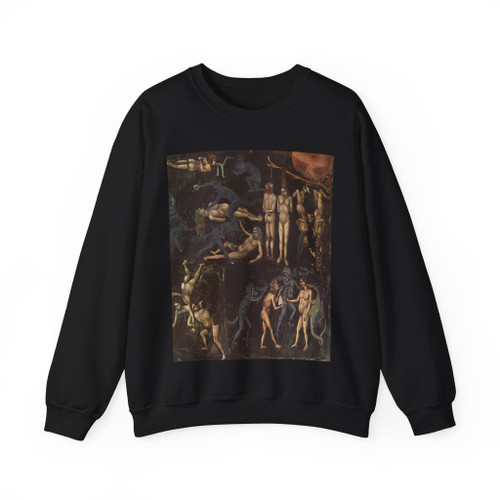 GIOTTO di Bondone - Last Judgment (detail)16 (Artwork) Crewneck Sweatshirt