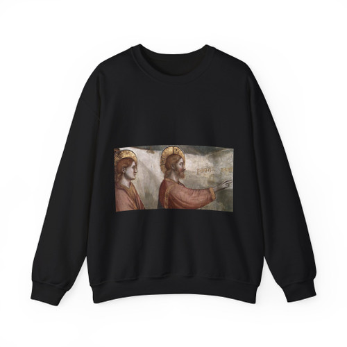 GIOTTO di Bondone - Raising of Lazarus (detail) (Artwork) Crewneck Sweatshirt
