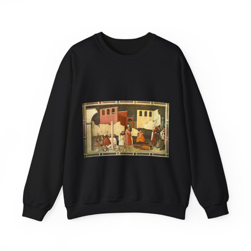 BANCO, Maso di - Pope St Sylvester's miracle (Artwork) Crewneck Sweatshirt