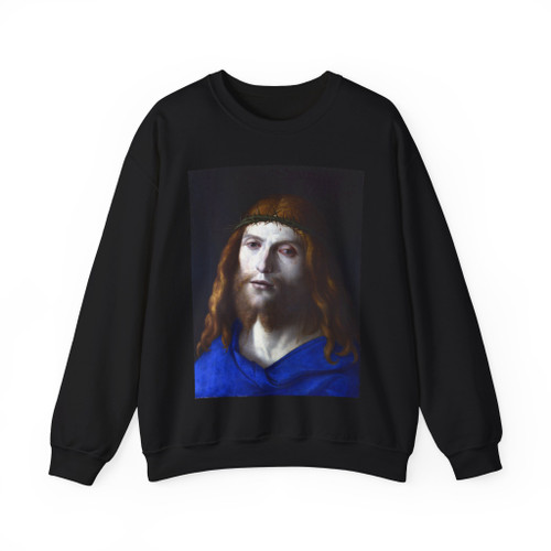 Giovanni Battista Cima da Conegliano - Christ Crowned with Thorns (Artwork) Crewneck Sweatshirt