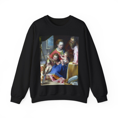 BAROCCI, Federico Fiori - The Madonna of the Cat (La Madonna del Gatto) (Artwork) Crewneck Sweatshirt