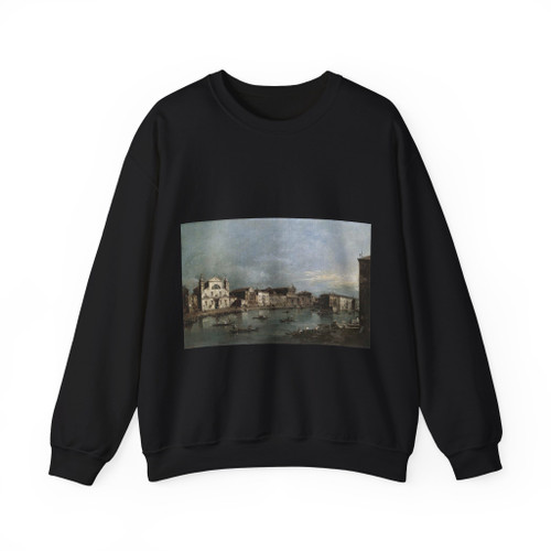 GUARDI, Francesco - The Grand Canal with Santa Lucia and the Scalzi (Artwork) Crewneck Sweatshirt